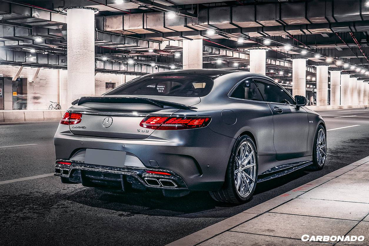 Coupe R/t 2014-2021 Mercedes Benz S63 S Class C217 Coupe RT Style Carbon Fiber T ...