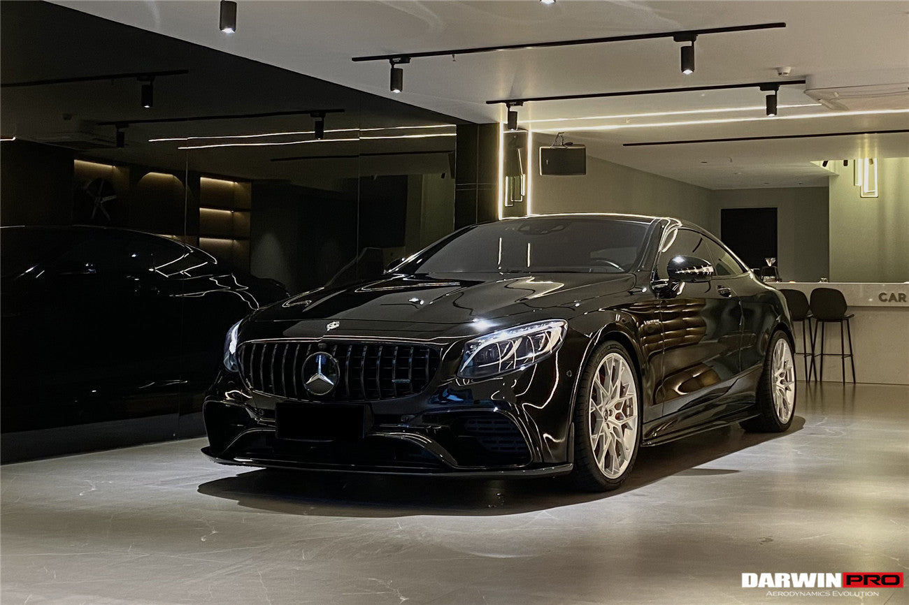 2014-2021 Mercedes Benz C217 S63/S65 AMG Coupe BKSS Style Carbon Fiber Side Skirts - DarwinPRO Aerodynamics