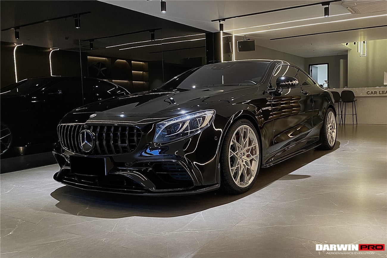 2018-2021 Mercedes Benz C217 S63/S65 AMG Coupe BKSS Style Carbon Fiber Front Lip - DarwinPRO Aerodynamics