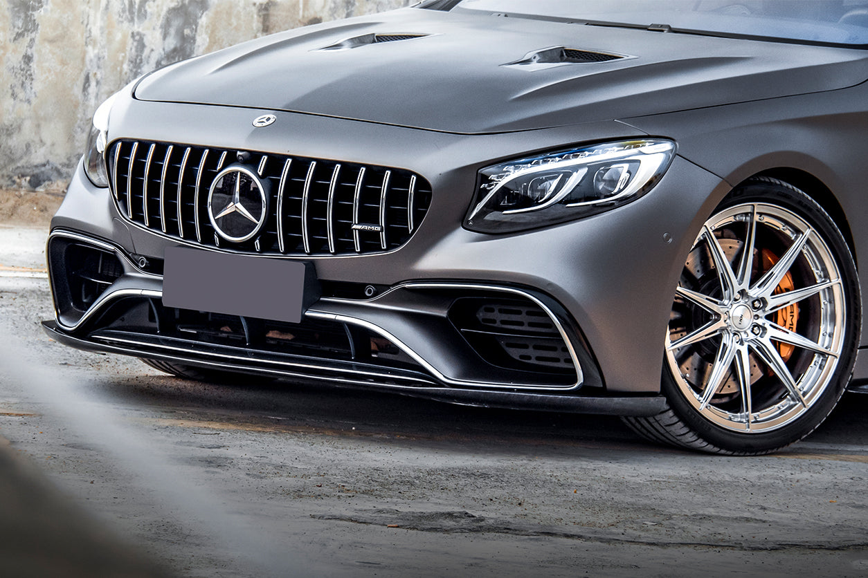 2018-2021 Mercedes Benz C217 S63 & S65 AMG Coupe BKSS Style Carbon Fiber Front Lip - DarwinPRO Aerodynamics