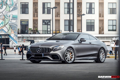 2014-2021 Mercedes Benz C217 S63/S65 AMG Coupe Carbon Fiber Side Skirts Extension - DarwinPRO Aerodynamics
