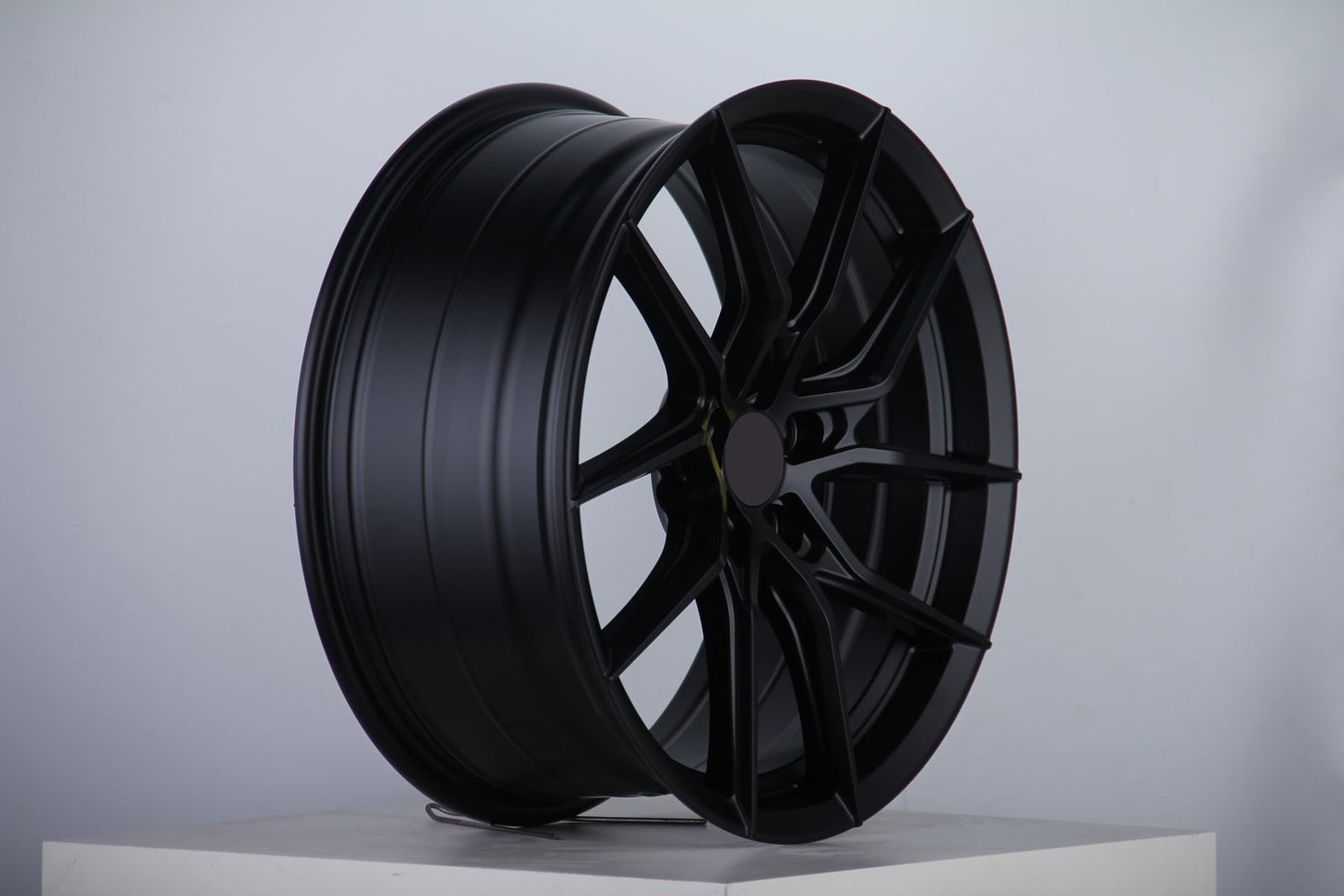 E007 Satin Black 18x8.0 ET35 5.114 - Square Set (4 Wheels)