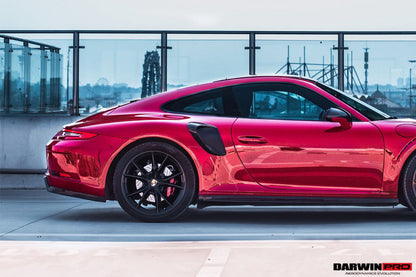 2016-2018 Porsche 911 991.2 Carrera/Targa 4/4S GT2RS Style Side Skirts - DarwinPRO Aerodynamics