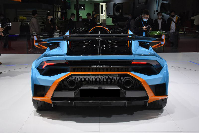 2021-UP Lamborghini Huracan STO Dry Carbon Fiber Rear Diffuser - Carbonado