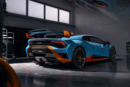2021-UP Lamborghini Huracan STO Dry Carbon Fiber Rear Diffuser - Carbonado