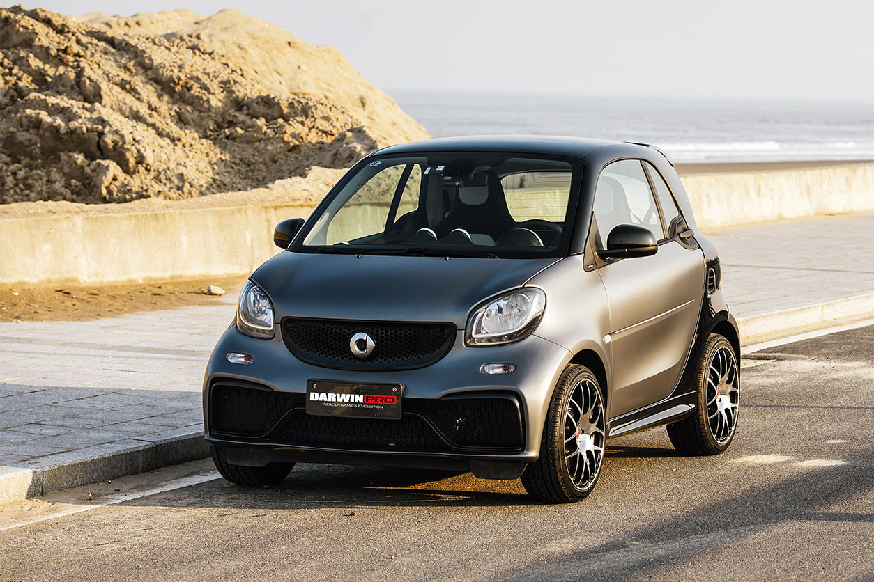 2016-2020 Smart Fortwo 453 BKSS Style Partial Carbon Fiber Side Skirts - DarwinPRO Aerodynamics