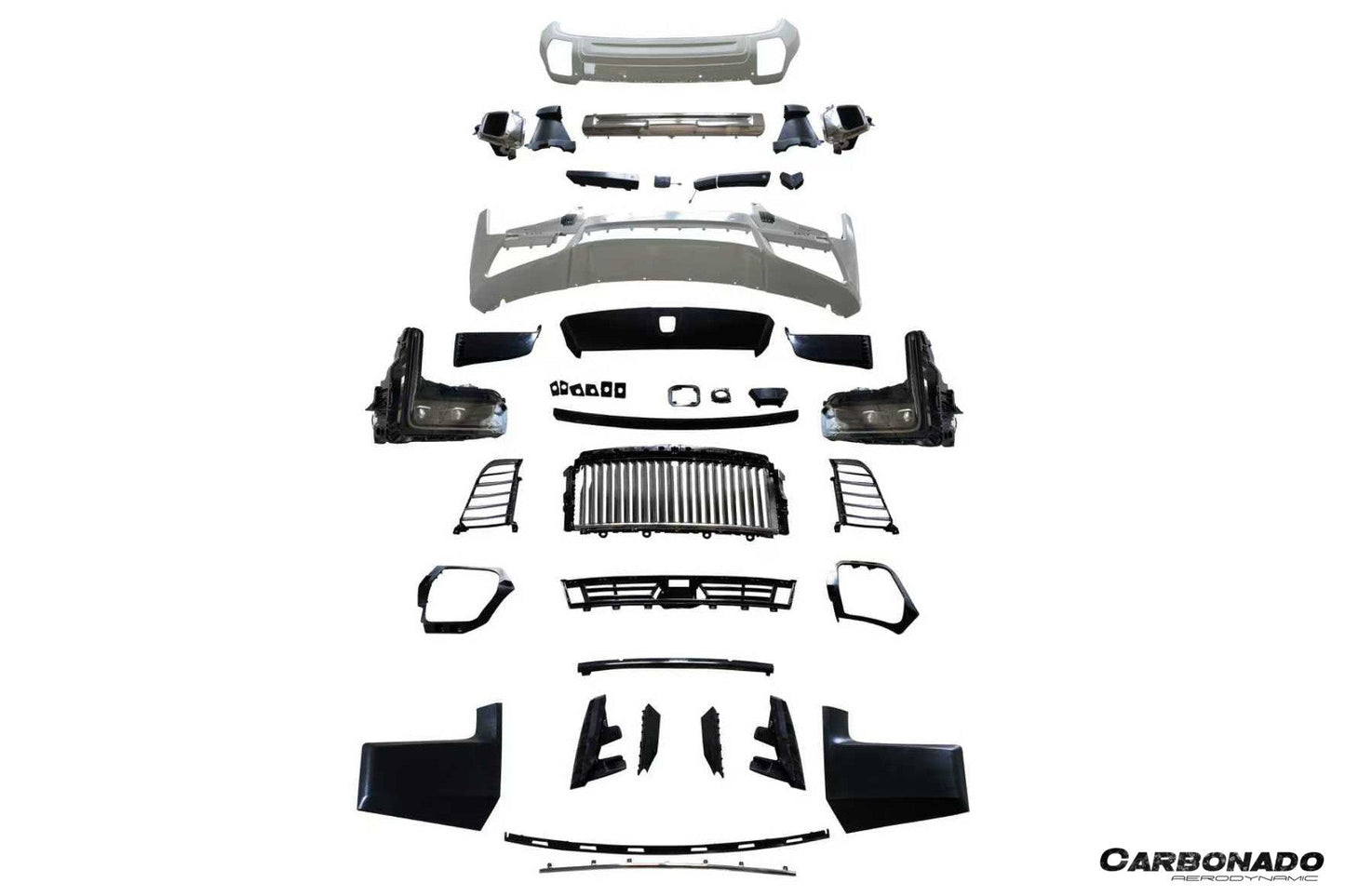 2019-2024 Rolls Royce Cullinan Convert 2025 Cullinan Facelift Full Body Kit With Headlights