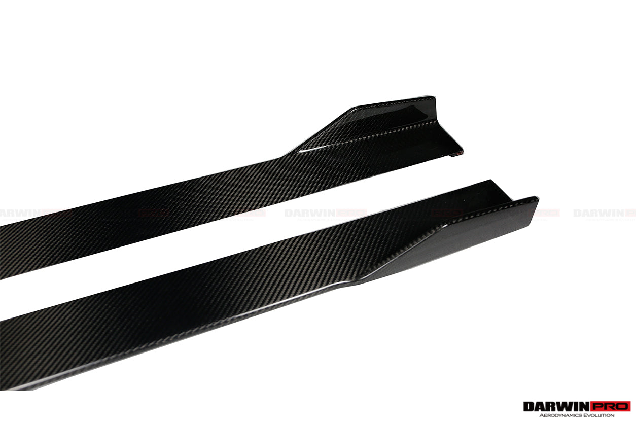 2019-2022 Lamborghini Huracan EVO OD Style Dry Carbon Side Skirts - DarwinPRO Aerodynamics
