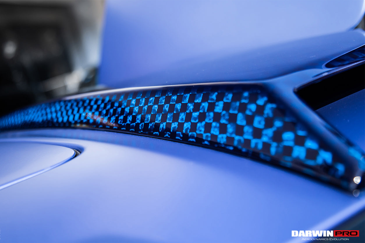 2010-2015 Mercedes Benz W197 SLS AMG BKSS Style Carbon Fiber Roof Scoop - DarwinPRO Aerodynamics