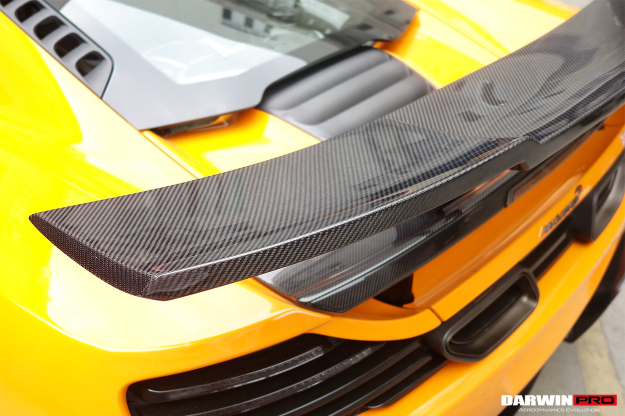 2011-2017 McLaren 650s/12C BKSS Style Trunk Spoiler - DarwinPRO Aerodynamics