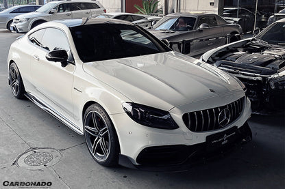 2015-2021 Mercedes Benz C-Class W205 Coupe PS Style Side Skirts - Carbonado