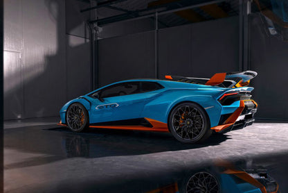 2021-UP Lamborghini Huracan STO Dry Carbon Fiber Rear Diffuser - Carbonado