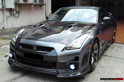 2008-2016 Nissan GTR R35 CBA/DBA BSE Style Carbon Fiber Hood - DarwinPRO Aerodynamics