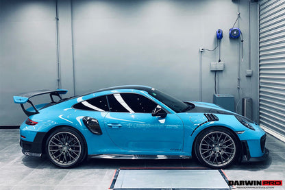 2016-2018 Porsche 911 991.2 Carrera/Targa 4/4S GT2RS Style Carbon Fiber Quarter Panel Side Scoops - DarwinPRO Aerodynamics