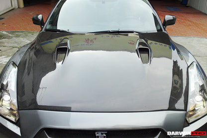 2008-2016 Nissan GTR R35 CBA/DBA BSE Style Carbon Fiber Hood - DarwinPRO Aerodynamics