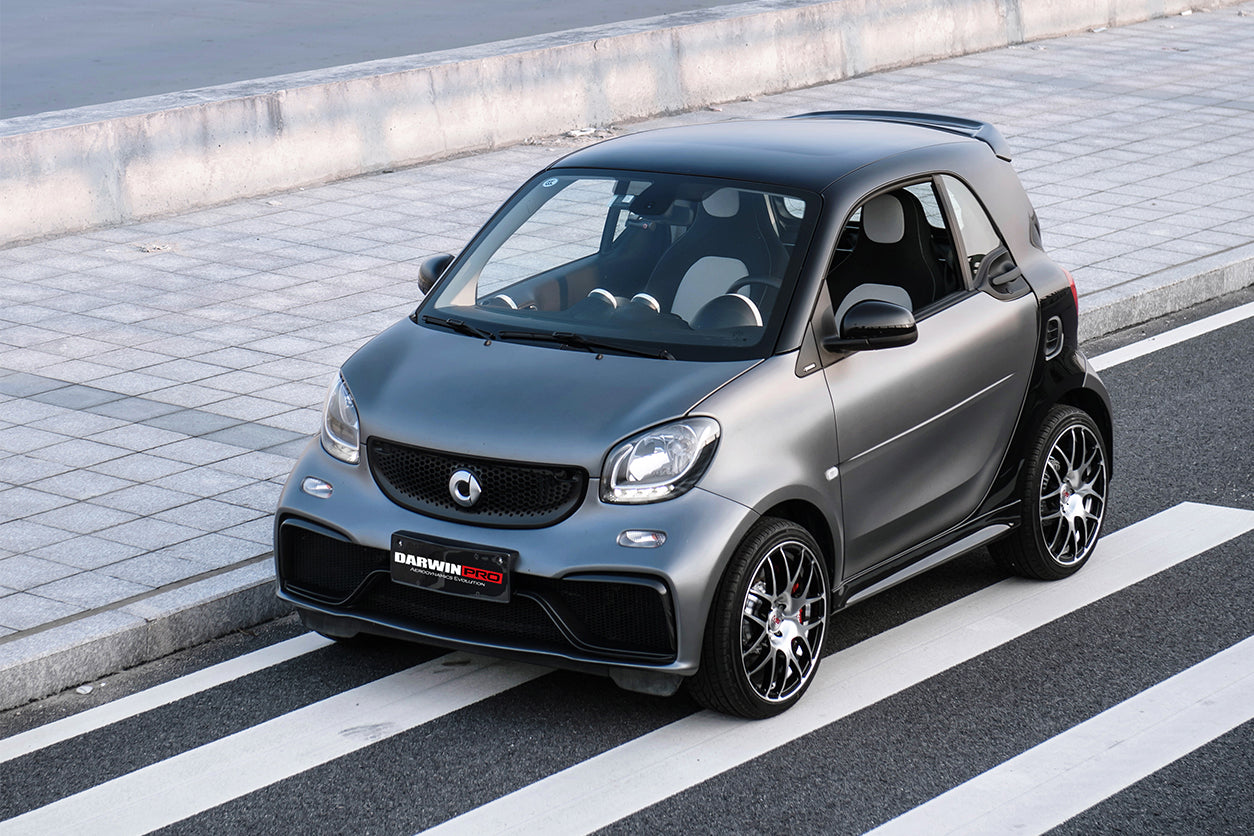 2016-2020 Smart Fortwo 453 BKSS Style Partial Carbon Fiber Side Skirts - DarwinPRO Aerodynamics