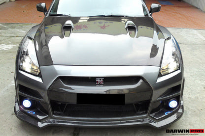 2008-2016 Nissan GTR R35 CBA/DBA BSE Style Carbon Fiber Hood - DarwinPRO Aerodynamics