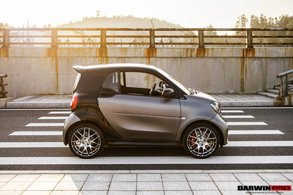 2016-2020 Smart Fortwo 453 BKSS Style Partial Carbon Fiber Side Skirts - DarwinPRO Aerodynamics