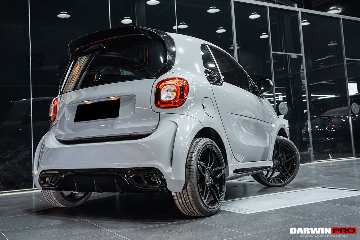 2016-2020 Smart Fortwo 453 BKSS Style Carbon Fiber Roof Spoiler - DarwinPRO Aerodynamics