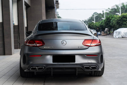 2015-2018 Mercedes Benz W205 C63/S AMG Coupe PS Style Rear Diffuser - Carbonado