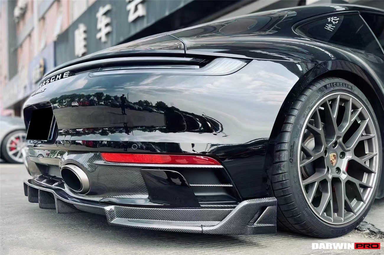 2019-2023 Porsche 911 992 Carrera/Targa S/4/4S/GTS SD-Sport Design Rear Lip (Dont Fit Normal Bumper) - DarwinPRO Aerodynamics