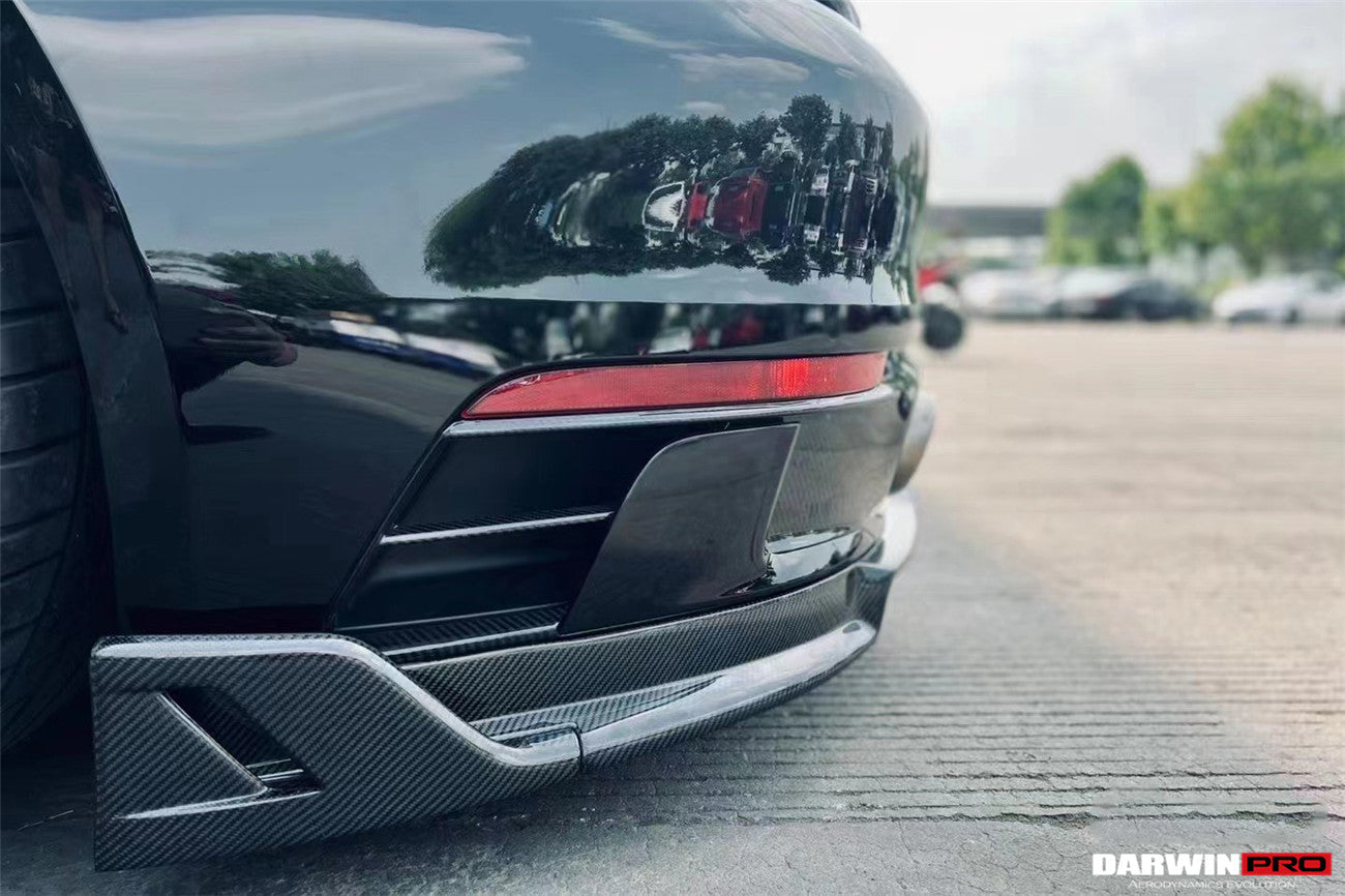 2019-2023 Porsche 911 992 Carrera/Targa S/4/4S SD-Sport Design Modl BKSS Style Rear Lip - DarwinPRO Aerodynamics
