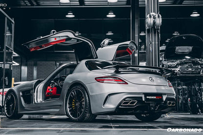 2010-2015 Mercedes Benz W197 SLS AMG BKSS Style Carbon Fiber Trunk Spoiler - Carbonado Aero