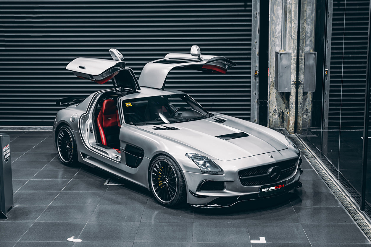 2010-2015 Mercedes Benz W197 SLS AMG BKSS Style Side Skirts & Fender - DarwinPRO Aerodynamics