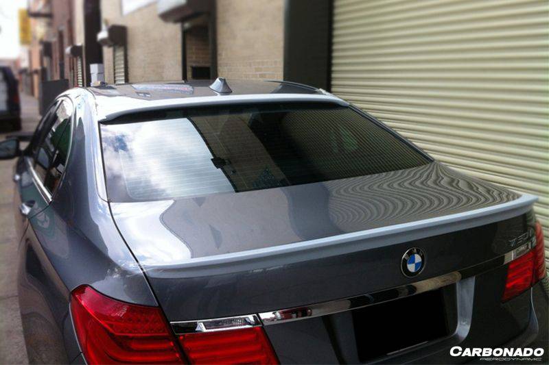 2009-2015 BMW 7 Series F01 ASC Style Carbon Fiber Turnk Spoiler - Carbonado