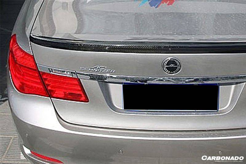 2009-2015 BMW 7 Series F01 ASC Style Carbon Fiber Turnk Spoiler - Carbonado Aero