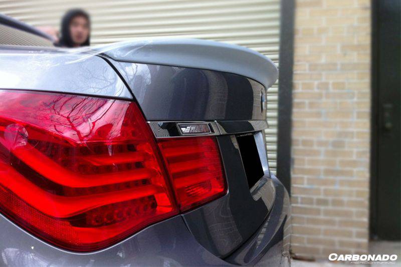 2009-2015 BMW 7 Series F01 ASC Style Carbon Fiber Turnk Spoiler - Carbonado Aero
