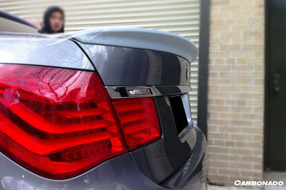 2009-2015 BMW 7 Series F01 ASC Style Carbon Fiber Turnk Spoiler - Carbonado Aero