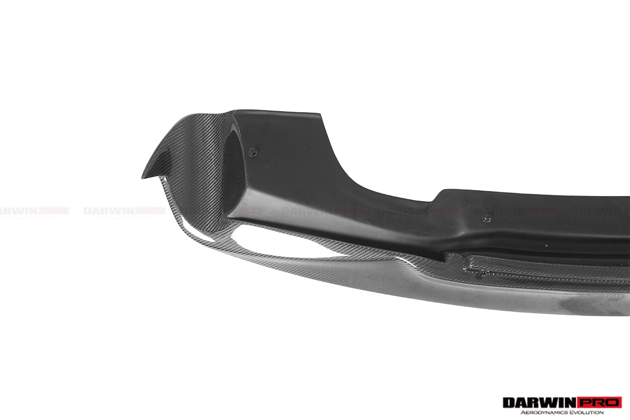 2010-2015 Ferrari 458 Spider BKSS Style Partial Carbon Fiber Rear Bumper And Carbon Fiber Trunk W/ Tail Light Cover - DarwinPRO Aerodynamics