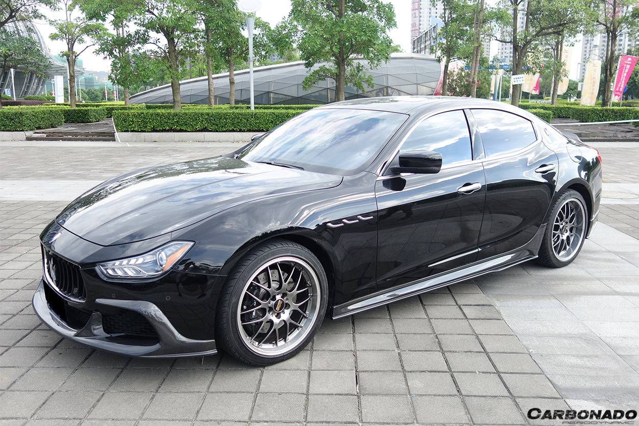 2014-2017 Maserati Ghibli EPC Style Side Skirts - Carbonado Aero