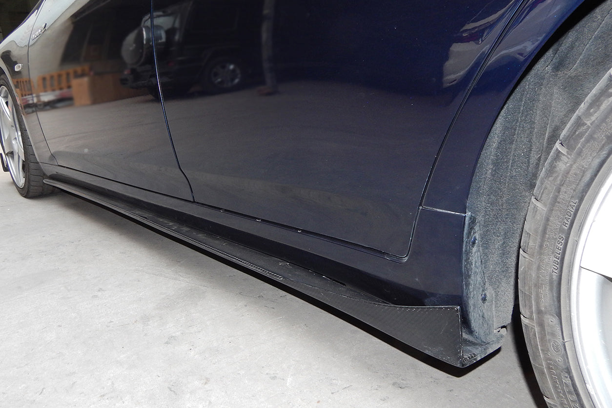 2007-2013 Infiniti G35 & G37 Sedan BS Style Carbon Fiber Side Skirts Under Board - DarwinPRO Aerodynamics
