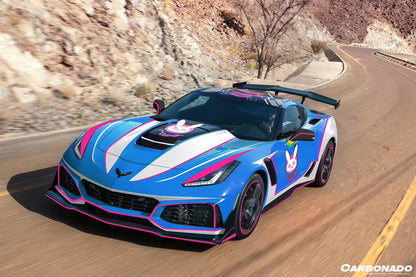 2013-2019 Corvette Z06 Grandsport AR Style Carbon Fiber Side Skirts - Carbonado