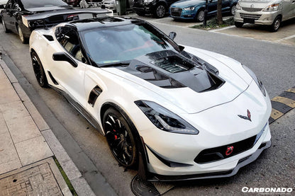 2013-2019 Corvette Z06 Grandsport AR Style Carbon Fiber Side Skirts - Carbonado
