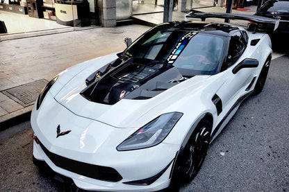 2013-2019 Corvette Z06 Grandsport AR Style Carbon Fiber Side Skirts - Carbonado