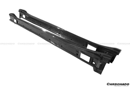 2013-2016 Porsche Panamera 970.2 ARN Style Carbon Fiber Side Skirts - Carbonado