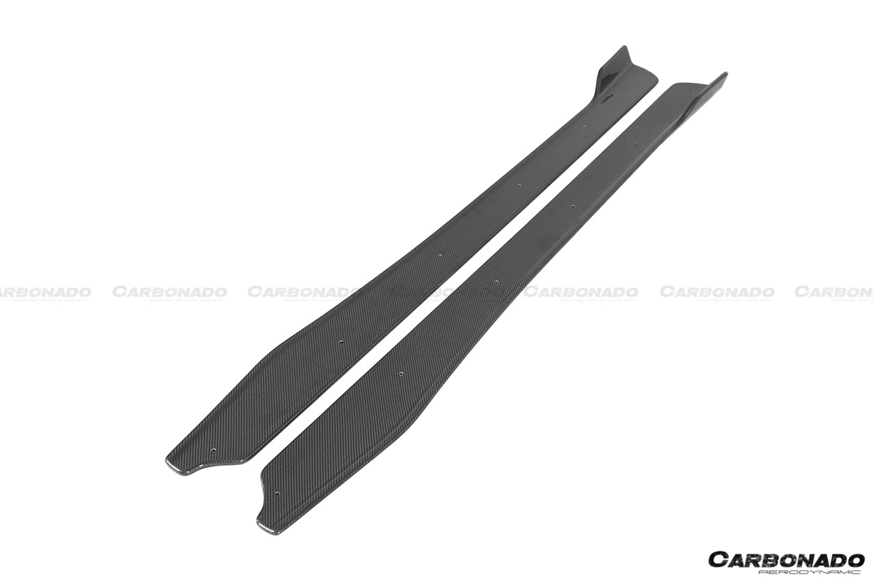 2015-2020 Lamborghini Huracan LP610/LP580 DE Style Side Skirts - Carbonado