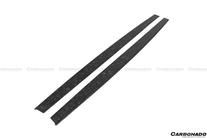 2014-2020 BMW  M4 F82 F80 M3  MP Style Carbon Fiber Side Skirts Under Board - Carbonado Aero