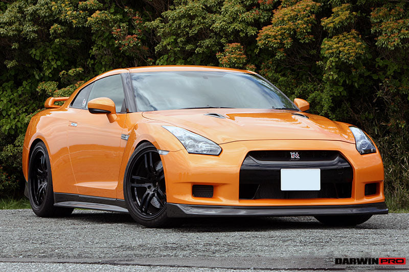 2008-2011 Nissan GTR R35 CBA ZEL Style Carbon Fiber Front Lip - DarwinPRO Aerodynamics