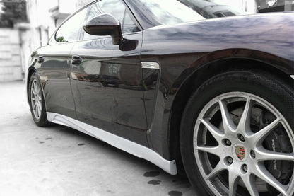 2013-2016 Porsche Panamera 970.2 ARN Style Carbon Fiber Side Skirts - Carbonado