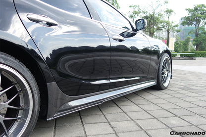 2014-2017 Maserati Ghibli EPC Style Side Skirts - Carbonado