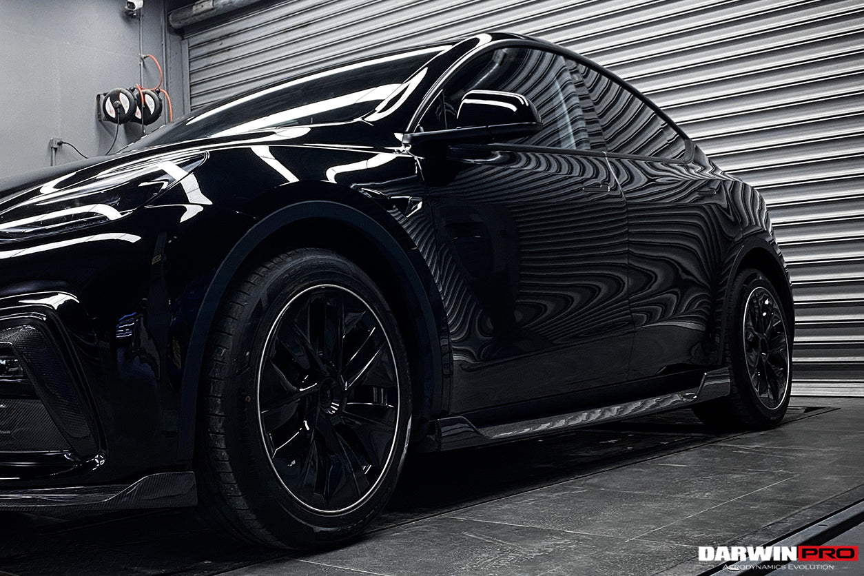 2020-2023 Tesla Model Y IMP Performance Carbon Fiber Side Skirts - DarwinPRO Aerodynamics