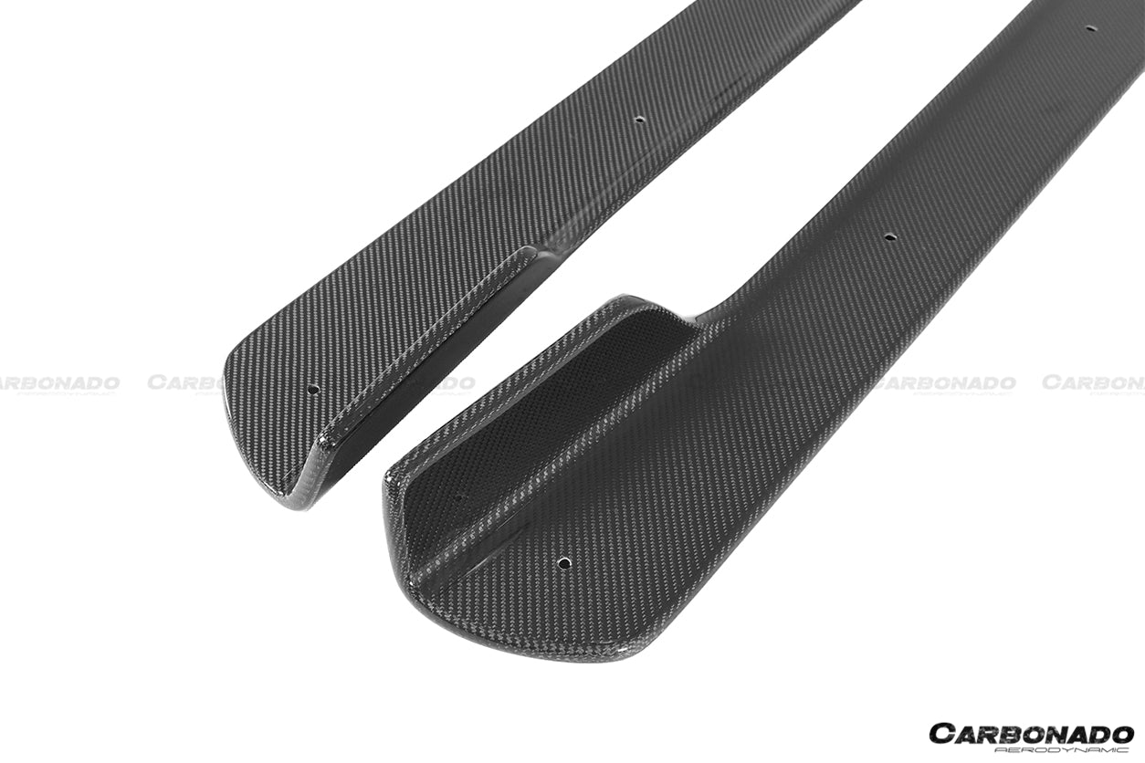 2015-2020 Lamborghini Huracan LP610/LP580 DE Style Side Skirts - Carbonado