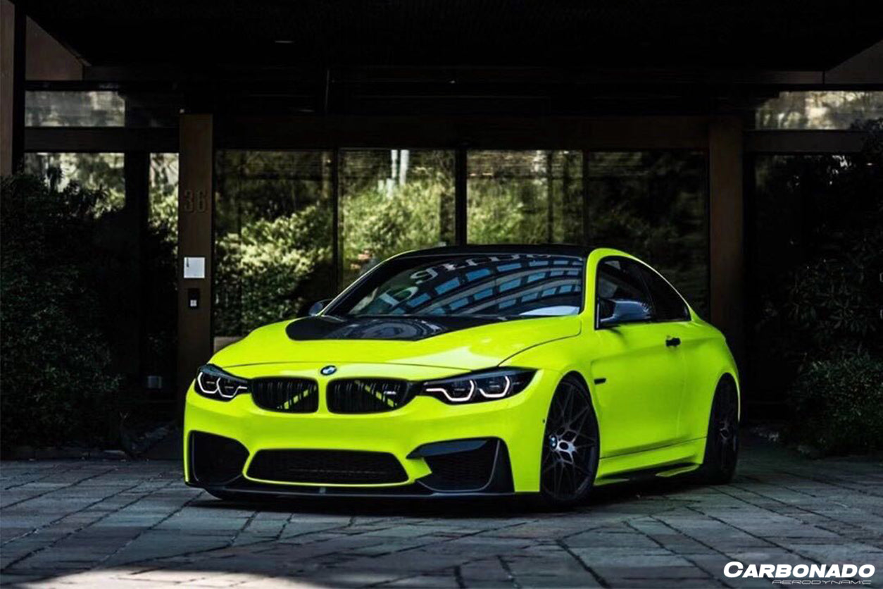 2014-2020 BMW M4 F82 SM Style Carbon Fiber Side Skirts - Carbonado
