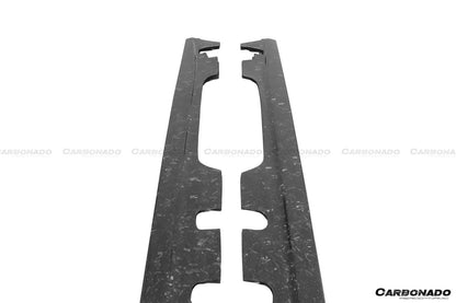 2008-2012 BMW M3 E92/E93 ET Style Carbon Fiber Side Skirts Under Board - Carbonado