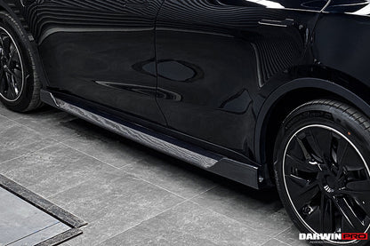 2020-2023 Tesla Model Y IMP Performance Carbon Fiber Side Skirts - DarwinPRO Aerodynamics