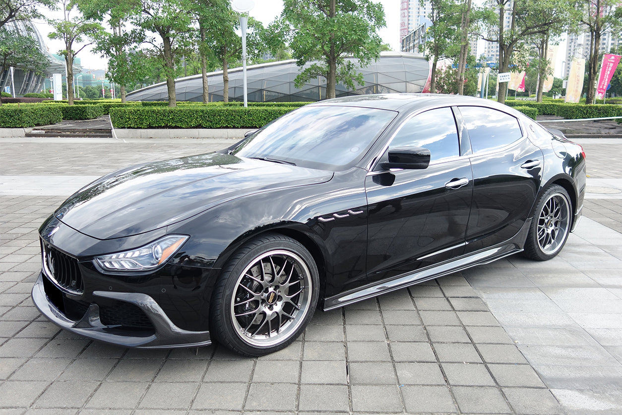 2014-2017 Maserati Ghibli EPC Style Side Skirts - Carbonado